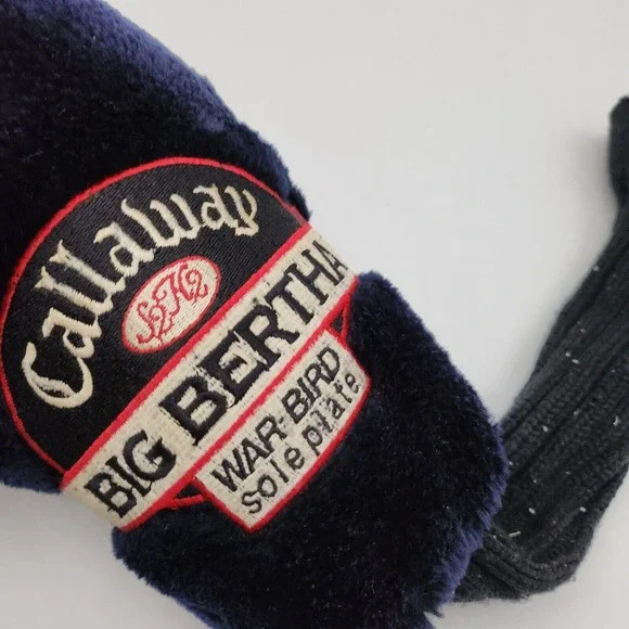 Callaway Golf BIG Bertha WARBIRD Sole Plate Driver Head Cover Black / Navy - Picture 4 of 6